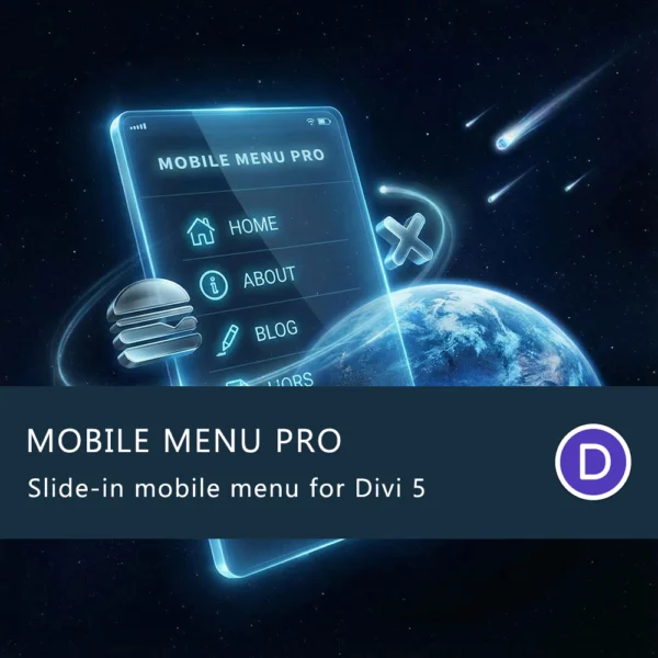 Divi 5 Mobile Menu Plugin - Mobile Menu Pro
